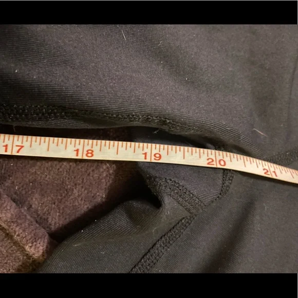 Avia Full Length Mesh & Lace Leg Cutout Insets Black Legging Sz XS / XCH 0-2 - Picture 11 of 14